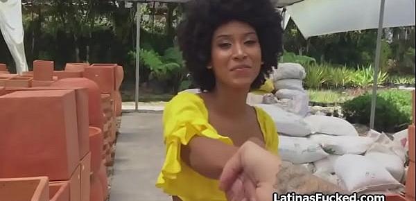  Picking up and fucking Brazilian curly cutie